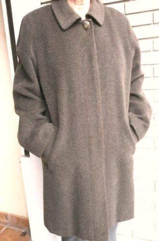 ABRIGO de Lana Angora Cachemir - Talla 44 de Mujer