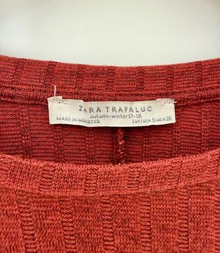 Jersey Zara punto acanalado