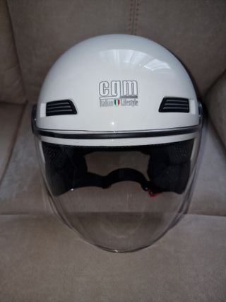 Casco Moto CGM Talla S Blanco