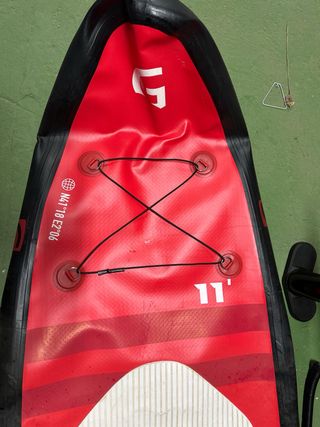 Tabla Padel Surf Roja y Blanca