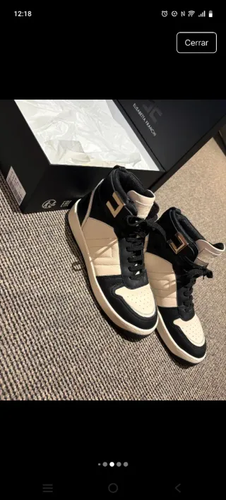 Zapatillas Elisabetta Franchi Negras y Blancas