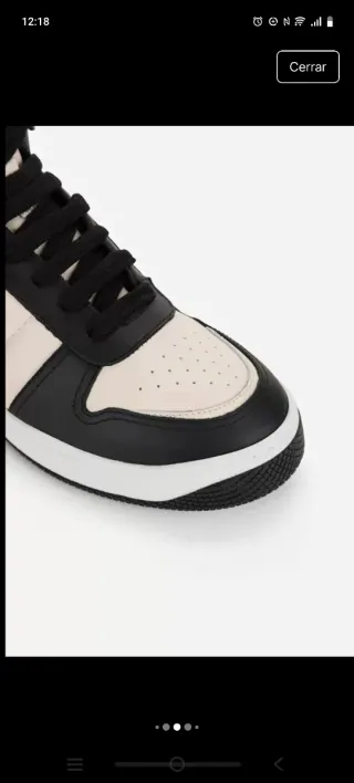 Zapatillas Elisabetta Franchi Negras y Blancas