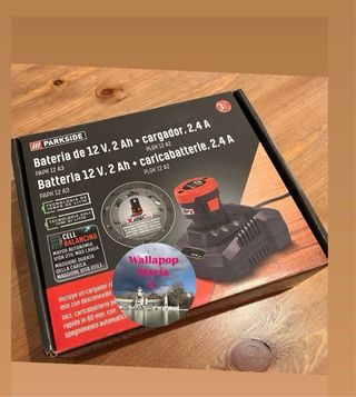 Bateria 12V y cargador 2.4A Parkside