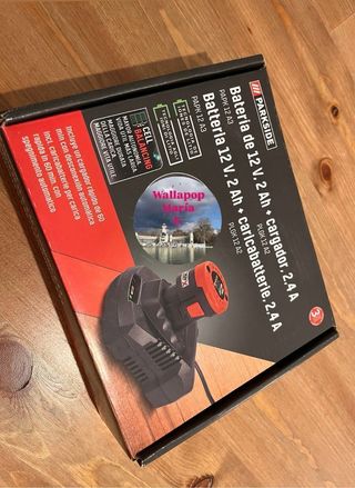 Bateria 12V y cargador 2.4A Parkside