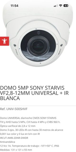 Sistema de Seguridad CCTV Uniview y Galak