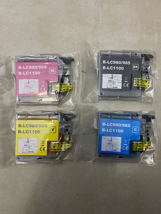 LC-980 LC-1100 per stampanti Brother DCP 190, 383C