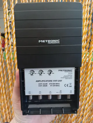 Amplificatore VHF-UHF Metronic
