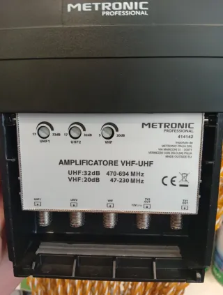 Amplificatore VHF-UHF Metronic