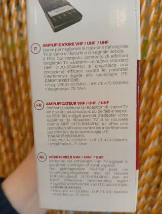 Amplificatore VHF-UHF Metronic