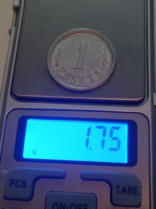 1 Peseta L'Almetlla del Vallès G. Civil