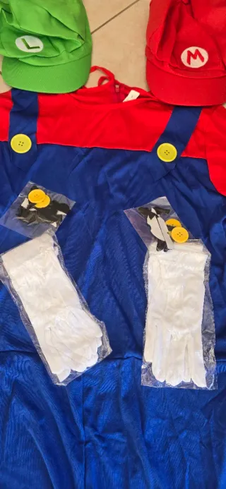 Super Mario Bros costume con accessori