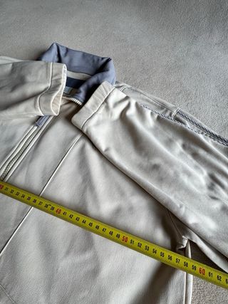 Chaqueta Diadora Beige y Gris