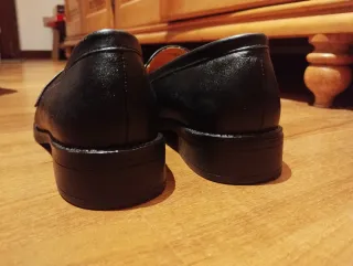 Mocassini neri donna n.37 senza marca