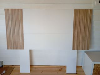 Cabecero de cama matrimonio de madera