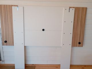 Cabecero de cama matrimonio de madera