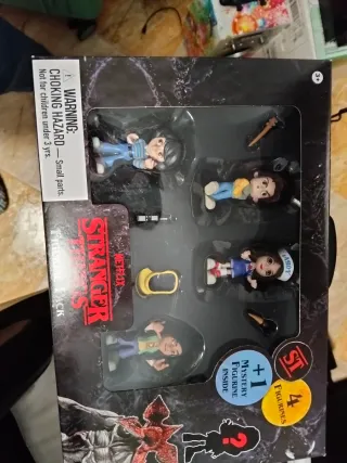 Figuras Stranger Things Pack 4 + 1 Misterio