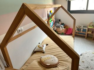 Cama Casita Infantil MonlitCabane Madera