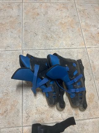 Pack Patines + Rodilleras, Coderas y Muñequeras