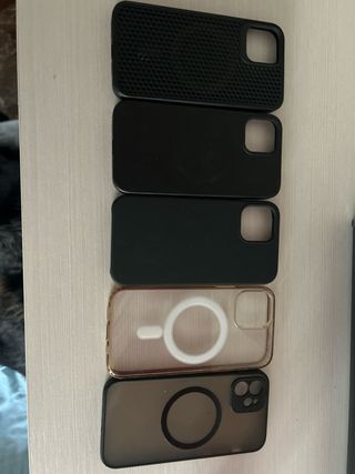 Pack 5 fundas iPhone 12