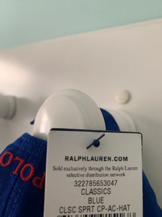 Gorro Ralph Lauren Azul Niño