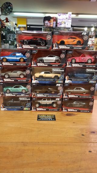 JADA FAST & FURIOUS COCHES A ESCALA 1/32 EN CAJAS