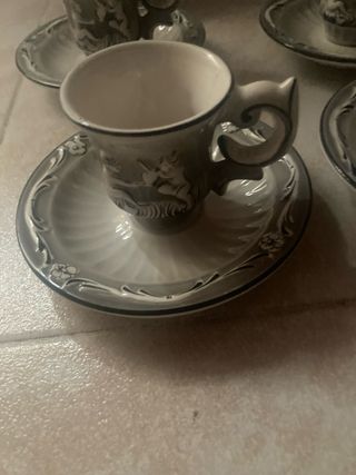 Juego de café porcelana y cerámica