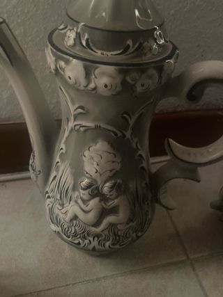 Juego de café porcelana y cerámica