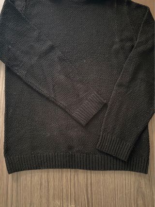 Maglioncino nero collo alto