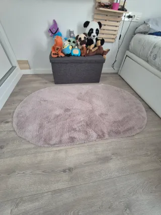 Alfombra pelo largo color vison