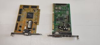 Lotto 8 schede madri, 1 video, 1 audio, cpu, ram