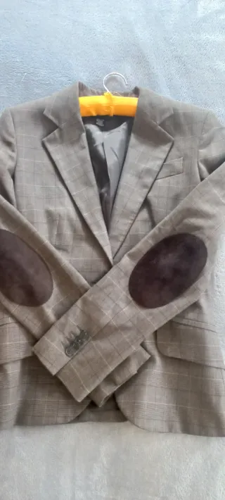 Americana Zara Marrón Cuadros