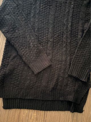 Maglioncino nero collo alto