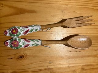 Cuchara y Tenedor Decorativos