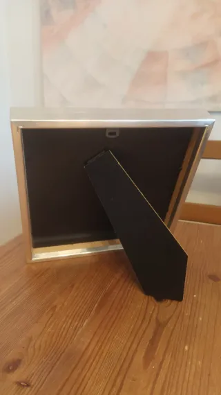 Marco de fotos plateado