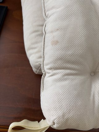 Cojines de asiento Ikea beige