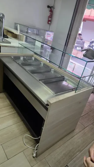 Expositor enfriador/Calienta alimentos