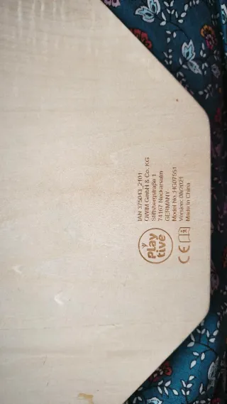 Juego educativo de madera con números