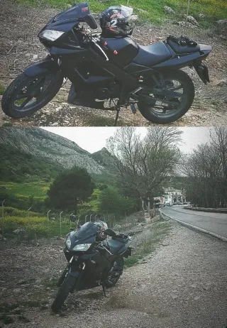 Kymco Quannon Negra/Roja