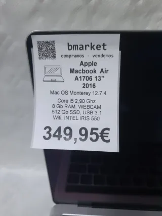 Apple MacBook Air A1706 13 2016