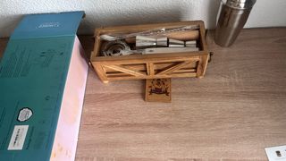 Set Coctelería Premium Madera y Metal