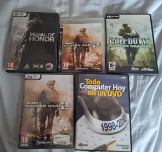Lote Videojuegos PC y PS3: Call of Duty, Medal of