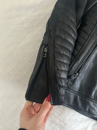 Chaqueta Cuero Mujer RST Ripley2 Negra