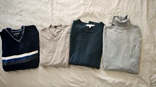 Lotto 4 maglioni uomo taglia L