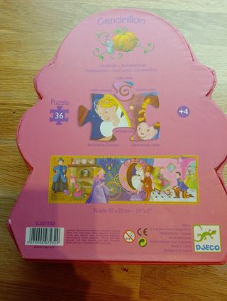 Puzzle Cenicienta Djeco 36 piezas
