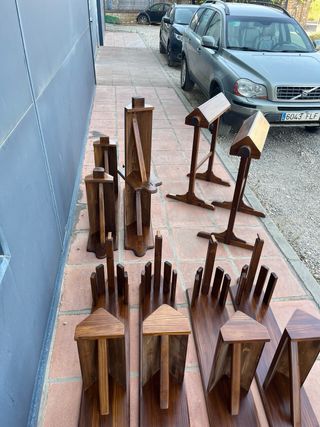 Monturero de pared doble.