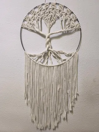 Gran atrapasueños del árbol de la vida.