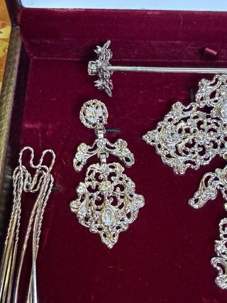 Aderezo Fallera Plata Adulta