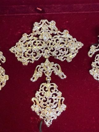 Aderezo Fallera Plata Adulta