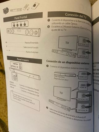 Barra de Sonido LG Negra