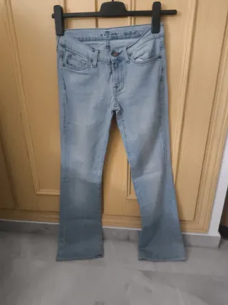Pantalón vaquero 7 For All Mankind azul